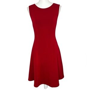 Anthropologie Vibrant Red Mini Dress
